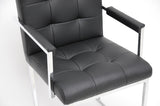 Baxton Studio Collins Black Mid-Century Modern Accent Chair - Dine in Style Store