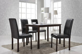 Baxton Studio Andrew 5-Piece Modern Dining Set - Dine in Style Store