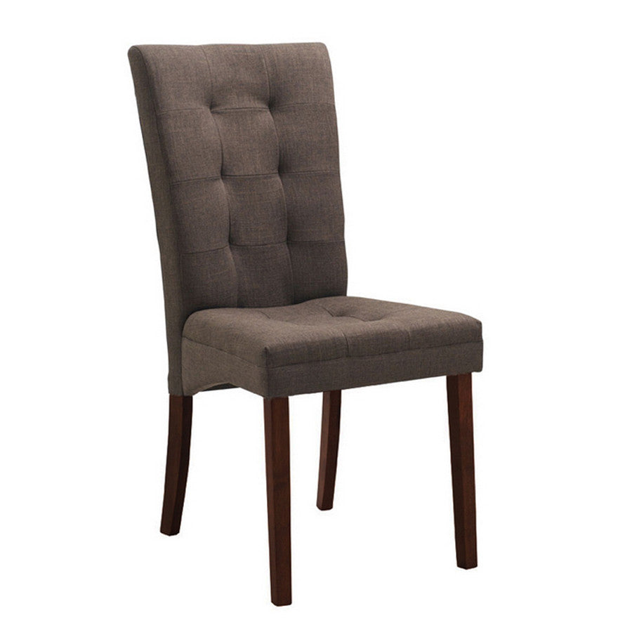 Baxton Studio Anne Brown Fabric Modern Dining Chair - Dine in Style Store