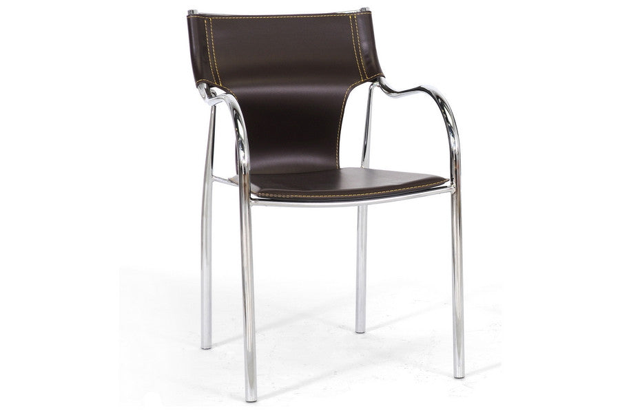 Baxton Studio Harris Brown Modern Dining Chair - Dine in Style Store