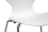 Baxton Studio Boujan White Plastic Modern Dining Chair - Dine in Style Store