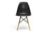 Baxton Studio Azzo Black Plastic Mid-Century Modern Shell Chair - Dine in Style Store