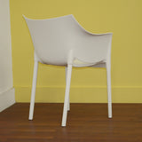 Baxton Studio White Molded Plastic Arm Chair - Dine in Style Store