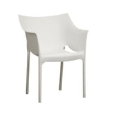 Baxton Studio White Molded Plastic Arm Chair - Dine in Style Store