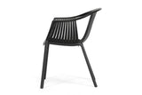 Baxton Studio Grafton Black Plastic Stackable Modern Dining Chair - Dine in Style Store