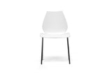 Baxton Studio Overlea White Plastic Modern Dining Chair - Dine in Style Store