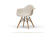 Baxton Studio Pascal Beige Plastic Mid-Century Modern Shell Chair - Dine in Style Store