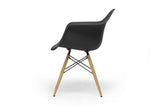 Baxton Studio Pascal Black Plastic Mid-Century Modern Shell Chair - Dine in Style Store