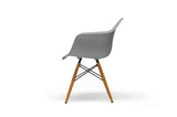 Baxton Studio Pascal Grey Plastic Mid-Century Modern Shell Chair - Dine in Style Store