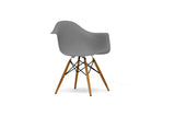 Baxton Studio Pascal Grey Plastic Mid-Century Modern Shell Chair - Dine in Style Store