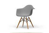 Baxton Studio Pascal Grey Plastic Mid-Century Modern Shell Chair - Dine in Style Store