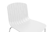 Baxton Studio Ximena White Plastic Modern Dining Chair - Dine in Style Store