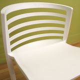 Baxton Studio Ofilia White Plastic Chair - Dine in Style Store