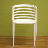 Baxton Studio Ofilia White Plastic Chair - Dine in Style Store