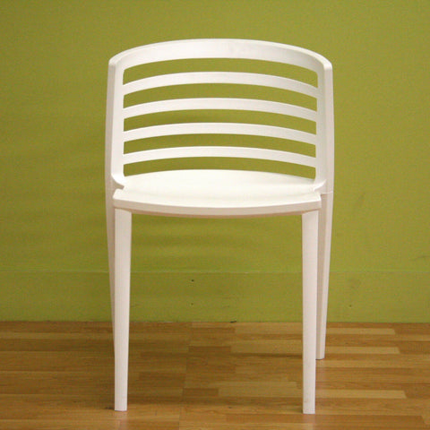 Baxton Studio Ofilia White Plastic Chair - Dine in Style Store