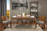 Baxton Studio Epperton Brown "Cocoa" Wood Modern Dining Table - Dine in Style Store