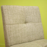 Baxton Studio Glen Cream Woven Fabric Chair - Dine in Style Store