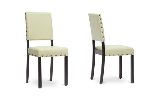 Baxton Studio Walter Cream Modern Dining Chair - Dine in Style Store