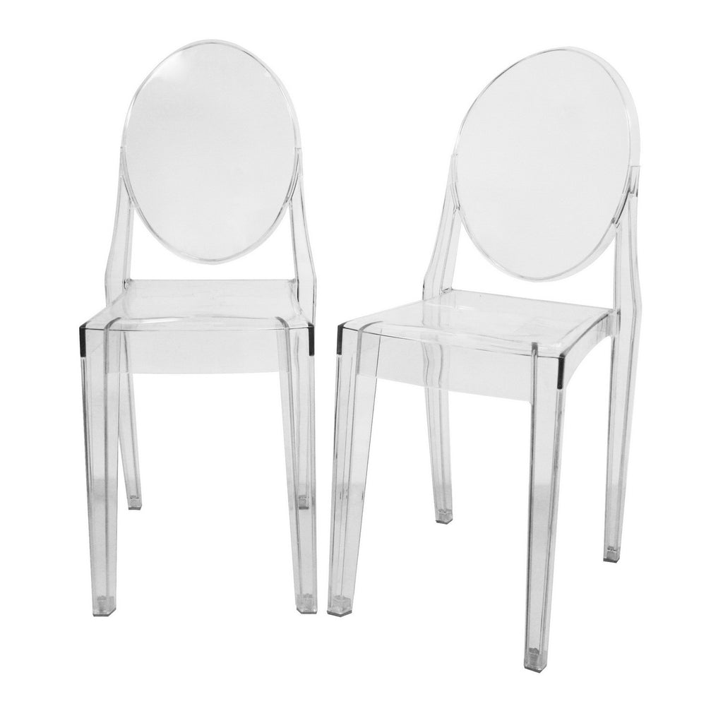 Baxton Studio Dreama Modern Acrylic Ghost Chair - Dine in Style Store