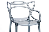 Baxton Studio Electron Smoked Plastic Contemporary Dining Chair - Dine in Style Store