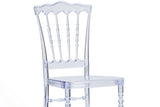 Baxton Studio Crystal Clear Plastic Contemporary Dining Chair - Dine in Style Store