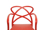 Baxton Studio Huxx Red Plastic Stackable Modern Dining Chair - Dine in Style Store