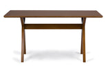 Baxton Studio Lucas Mid-Century Style "Walnut" Brown  Dining Table - Dine in Style Store