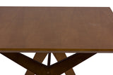 Baxton Studio Lucas Mid-Century Style "Walnut" Brown  Dining Table - Dine in Style Store