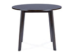 Baxton Studio Debbie Mid-Century Dark Brown Wood Round Dining Table - Dine in Style Store