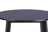 Baxton Studio Debbie Mid-Century Dark Brown Wood Round Dining Table - Dine in Style Store