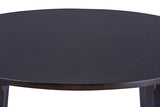 Baxton Studio Debbie Mid-Century Dark Brown Wood Round Dining Table - Dine in Style Store