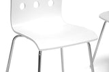 Baxton Studio Celeste White Modern Dining Chair - Dine in Style Store