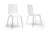 Baxton Studio Celeste White Modern Dining Chair - Dine in Style Store