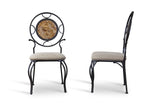 Baxton Studio Verona Wood and Metal Contemporary Dining chair - Dine in Style Store