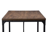 Baxton Studio Greyson Vintage Industrial Antique Bronze Home Office Wood Desk - Dine in Style Store